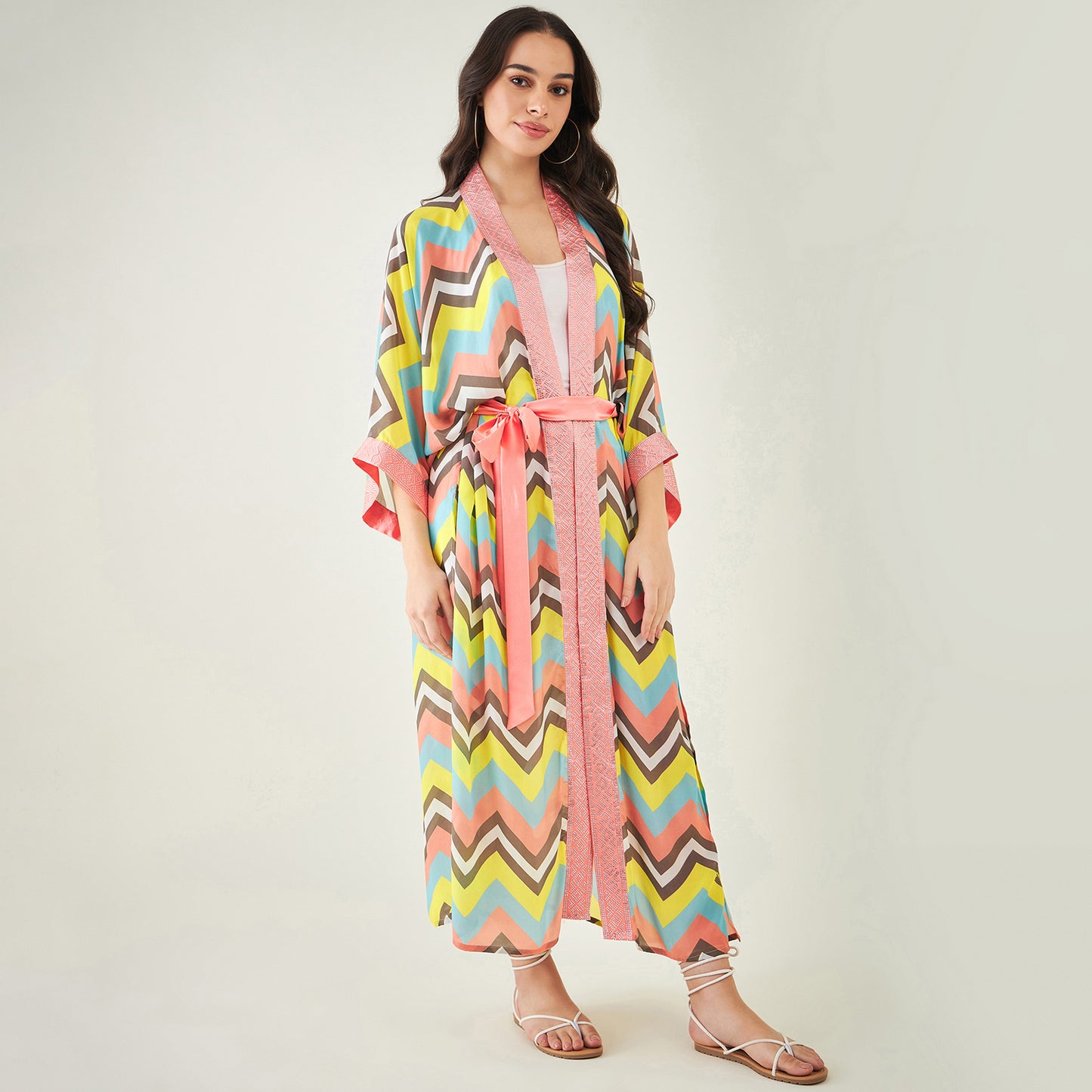 Peach and Yellow Cover-Up