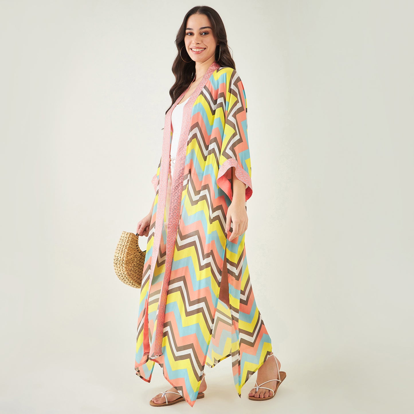 Peach and Yellow Cover-Up