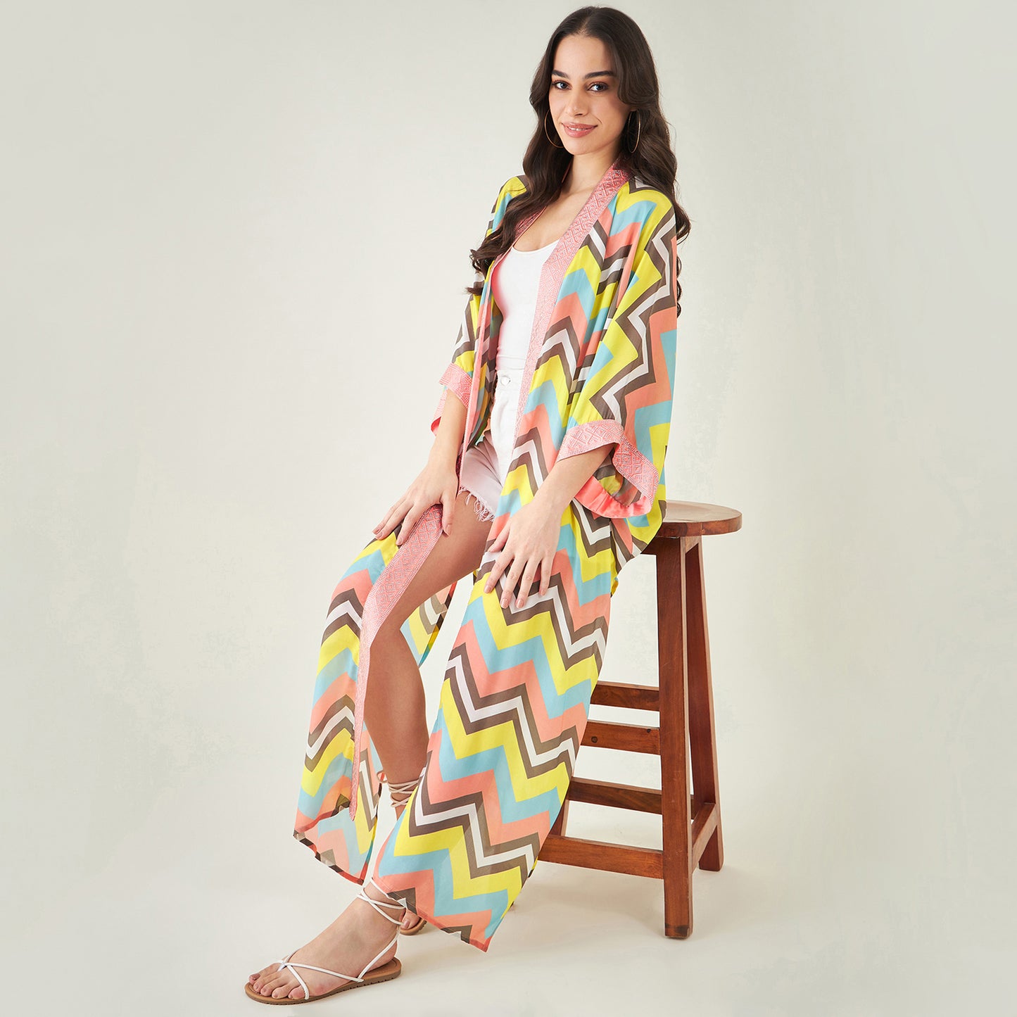 Peach and Yellow Cover-Up
