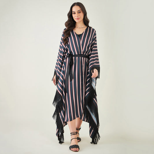 Dark Blue Full Length Cover-Up