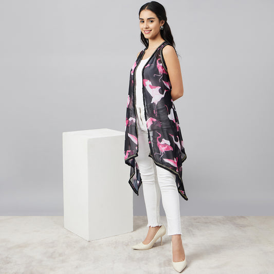 Black Flamingo Shrug