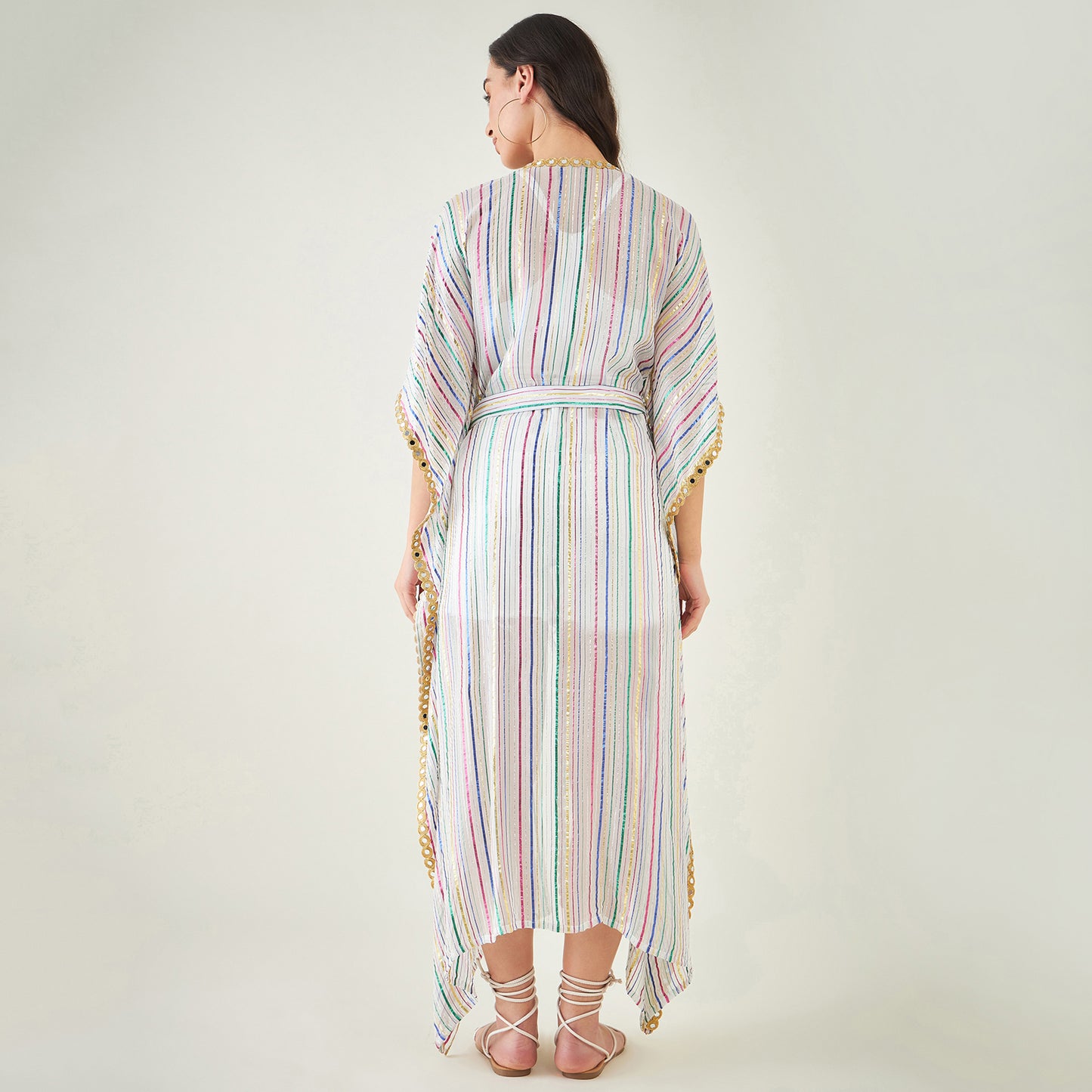 White Lurex Cover-Up