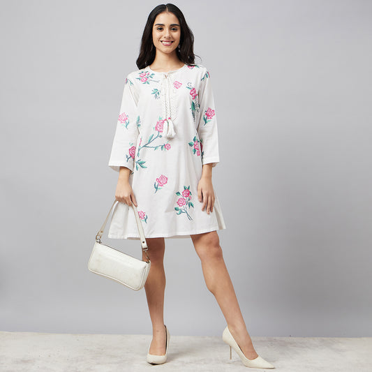 Pink Cross Stitch Dress