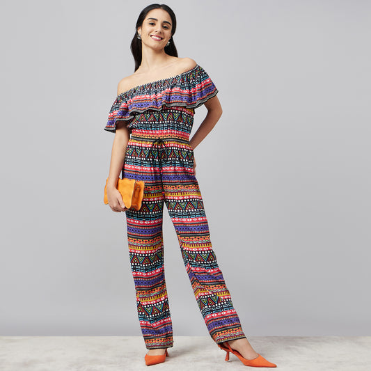 Multicoloured Aztec Jumpsuit