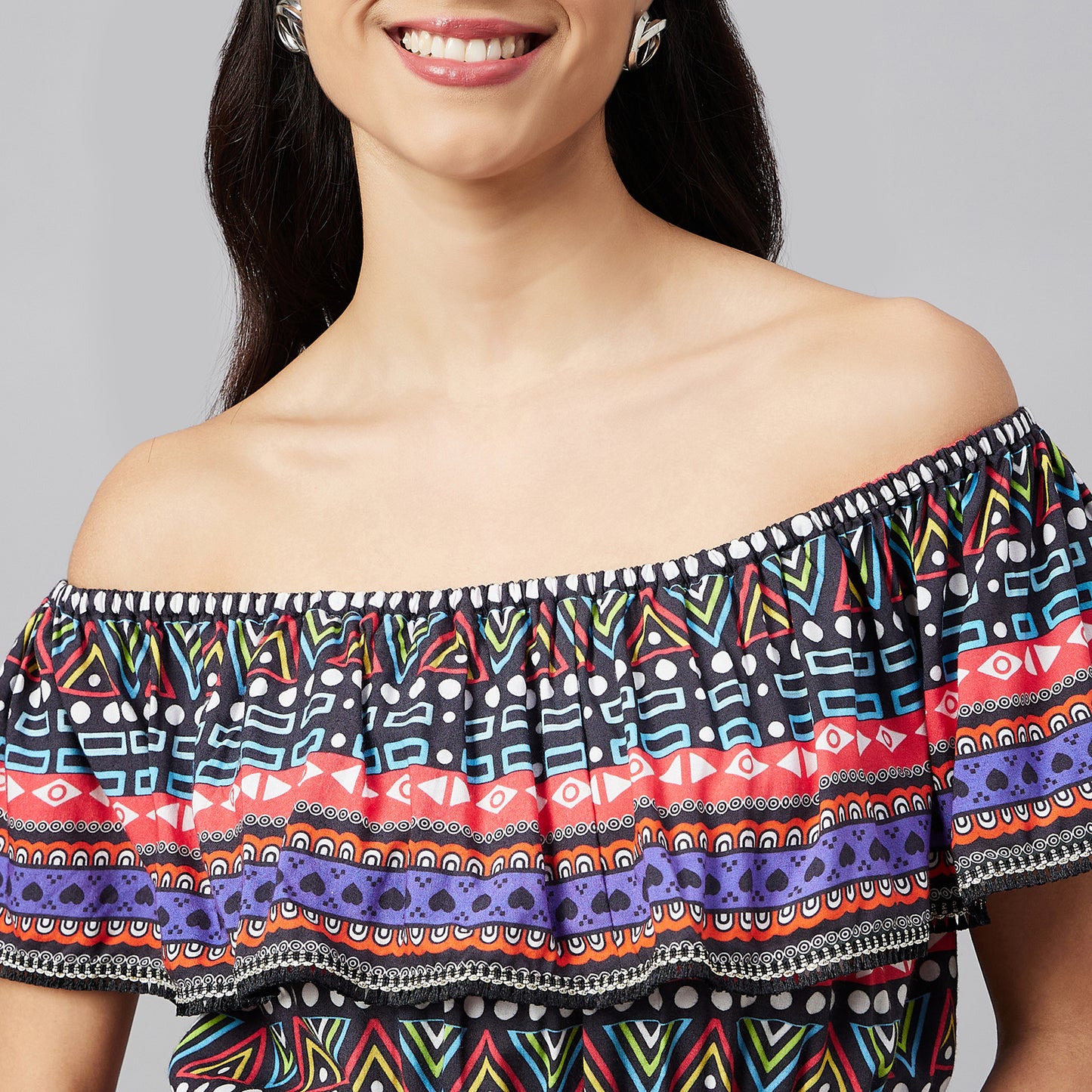 Multicoloured Aztec Jumpsuit