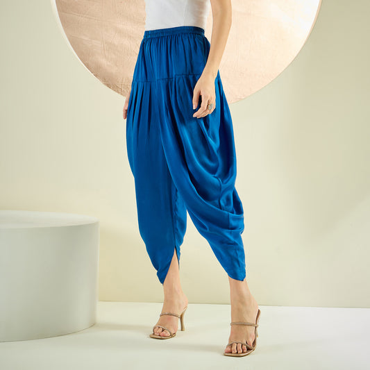 Navy Blue Dhoti Pants
