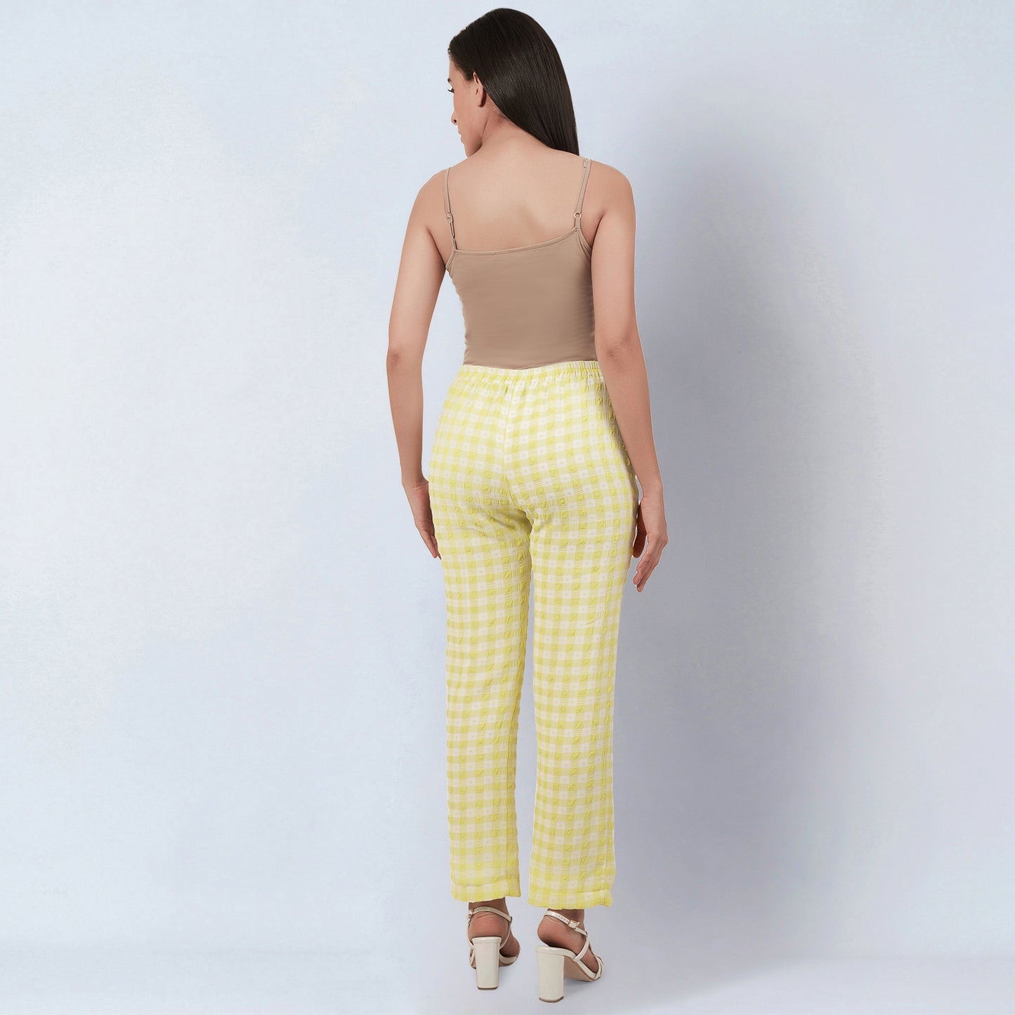 Citrus Lemon Checked Co-ordinate Set