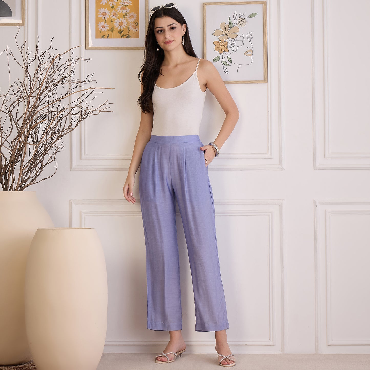 Indigo Cutwork Embroidered Set