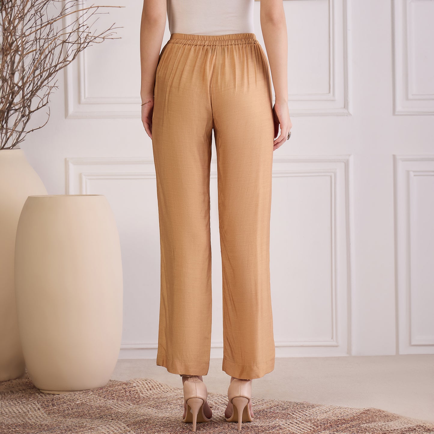 Sepia Cutwork Embroidered Set