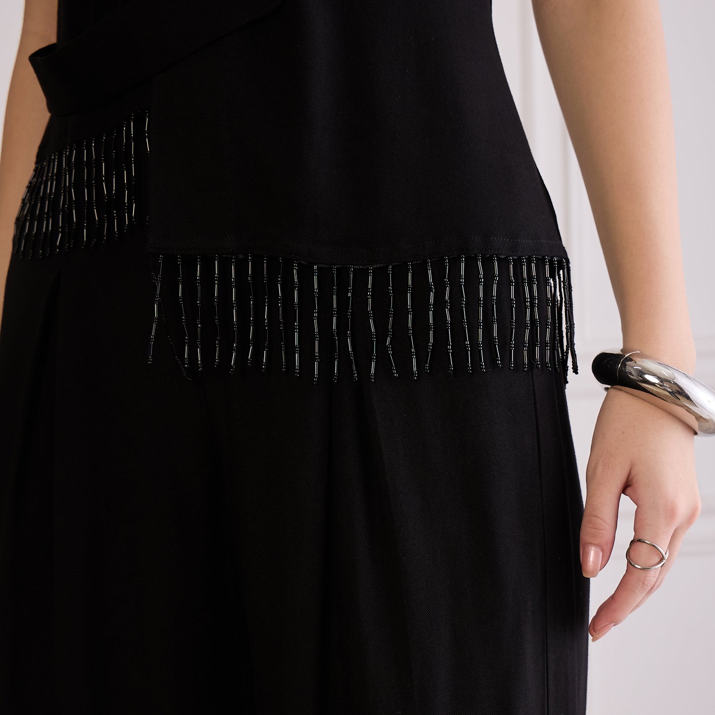 Black Asymmetrical Co-Ord Set