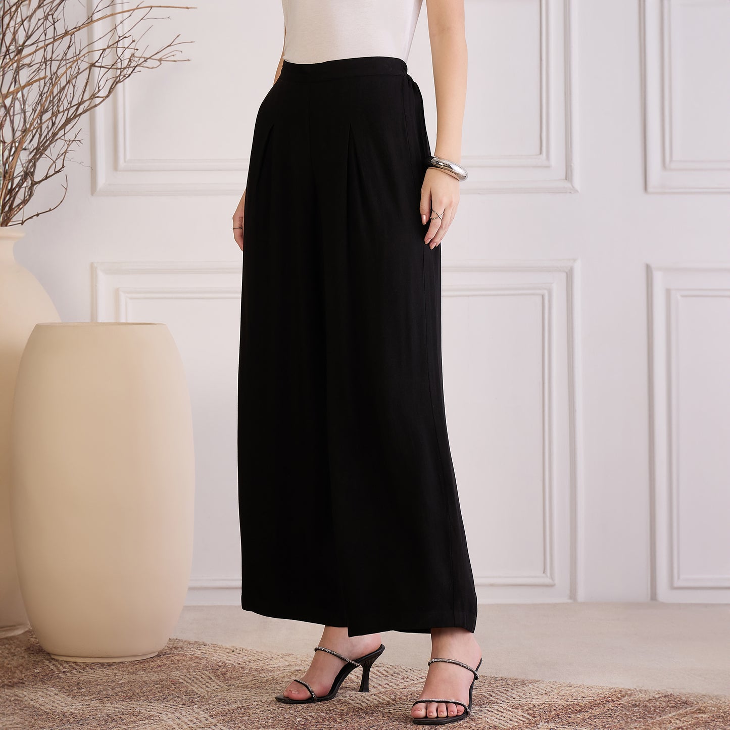 Black Asymmetrical Co-Ord Set