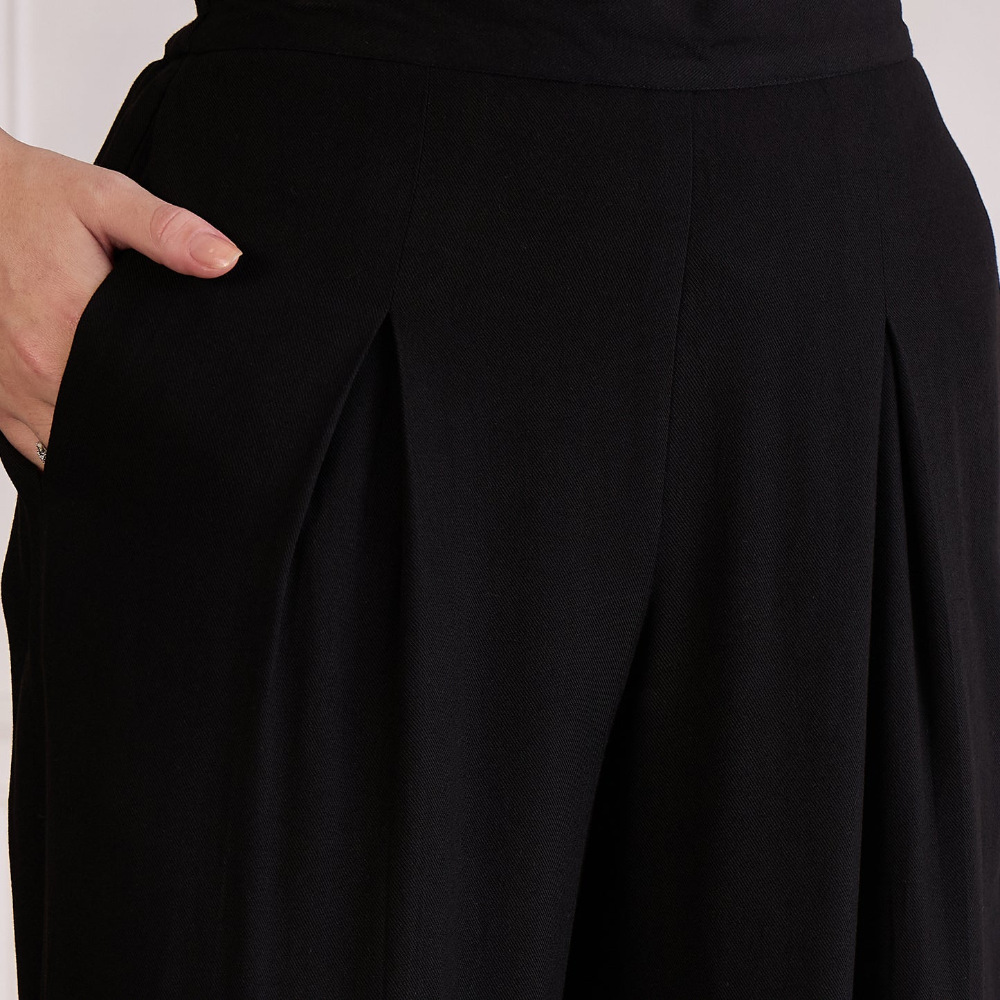Black Asymmetrical Co-Ord Set