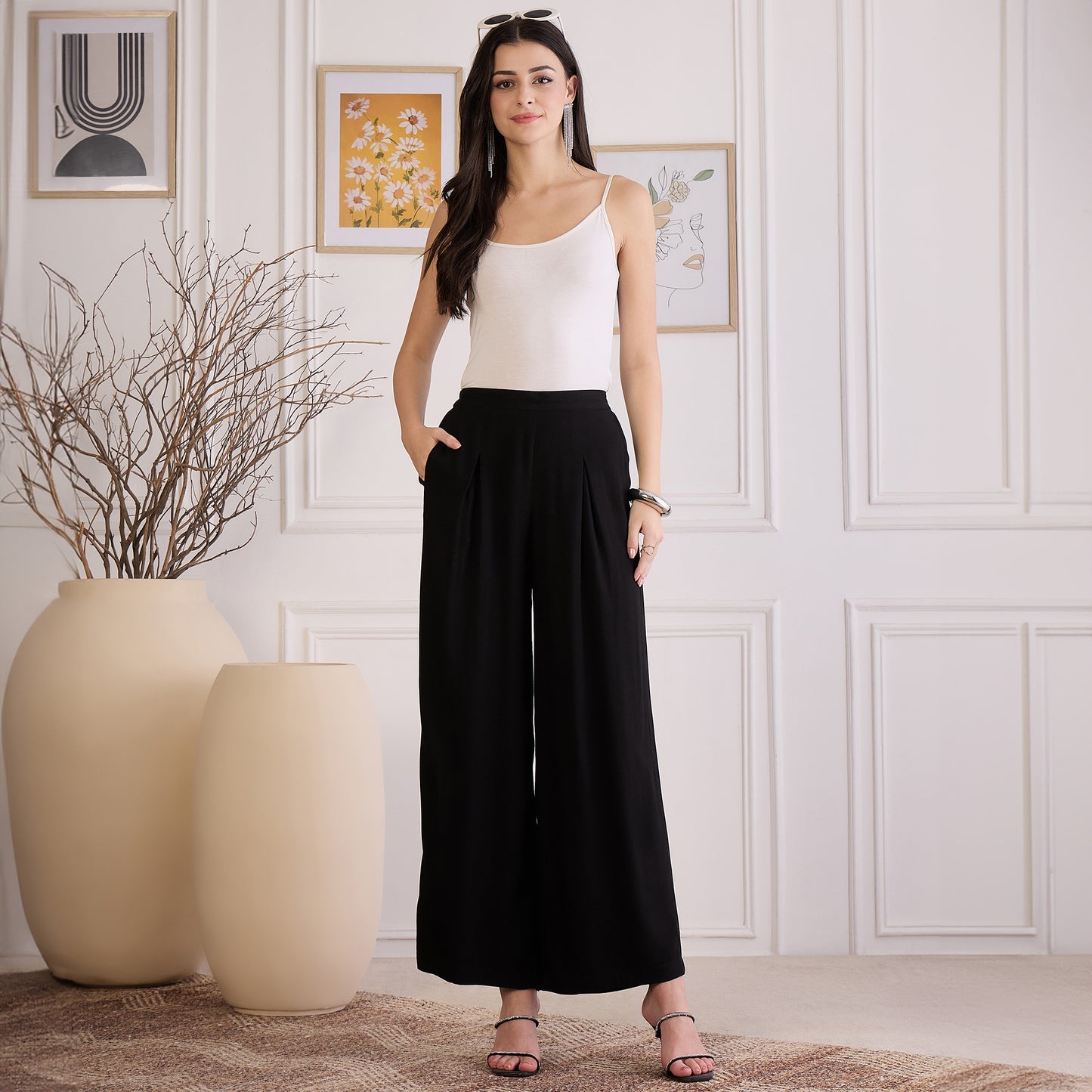 Black Fall Embellished Co-ord Set