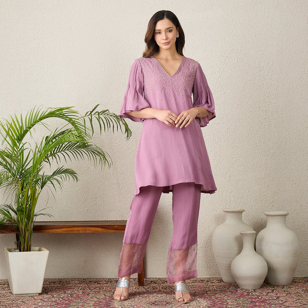 Pink Set for Women – Embroidered | First Resort by Ramola Bachchan