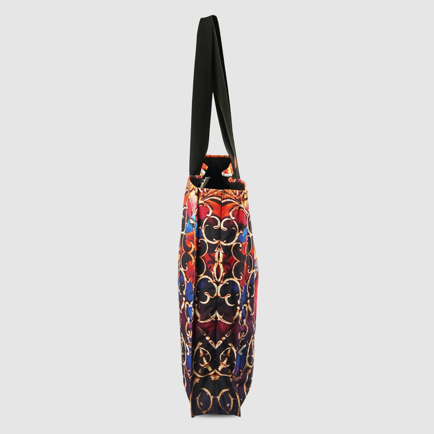 Blue and Magenta Tribal Print Tote Bag