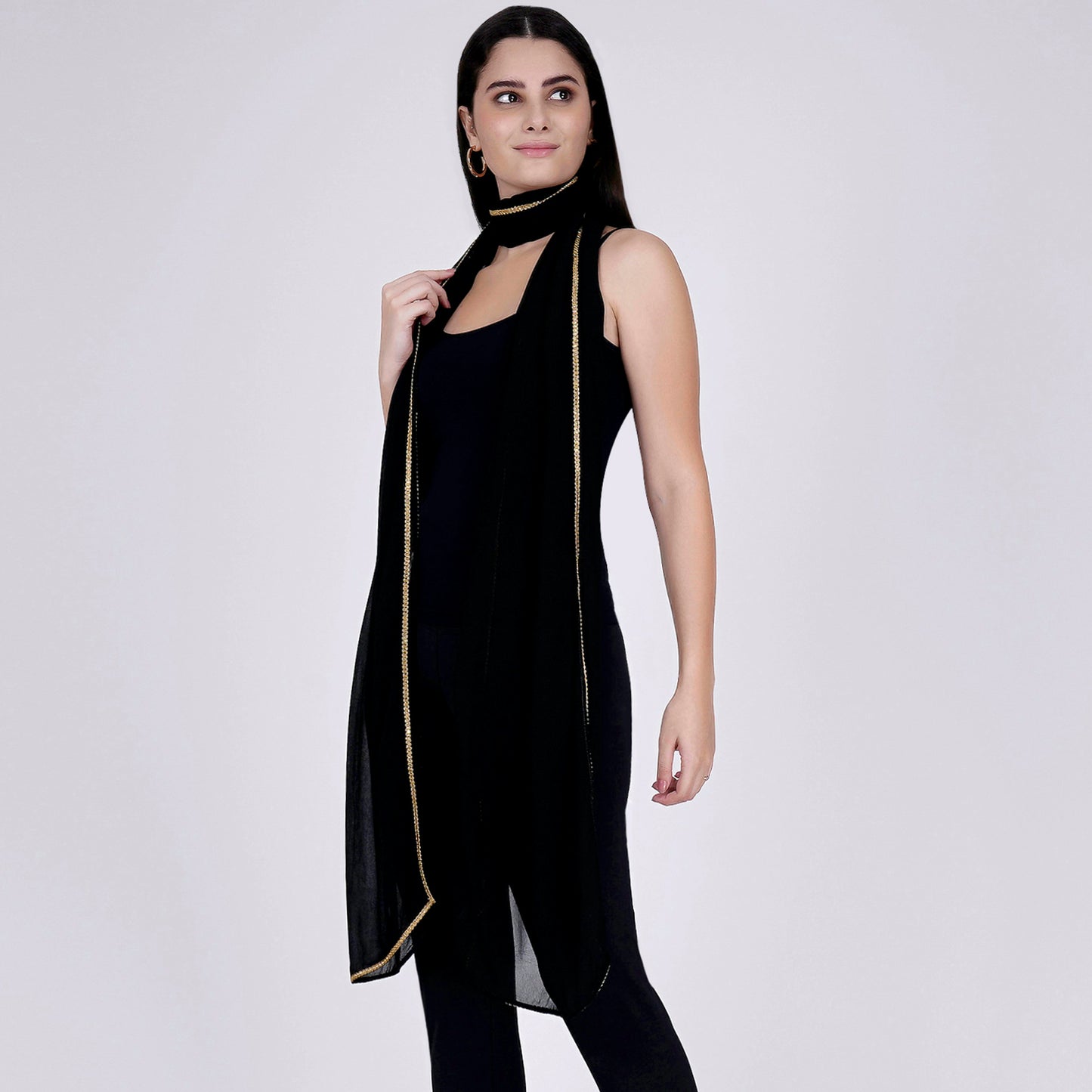Black Dupatta