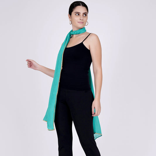 Cyan Dupatta