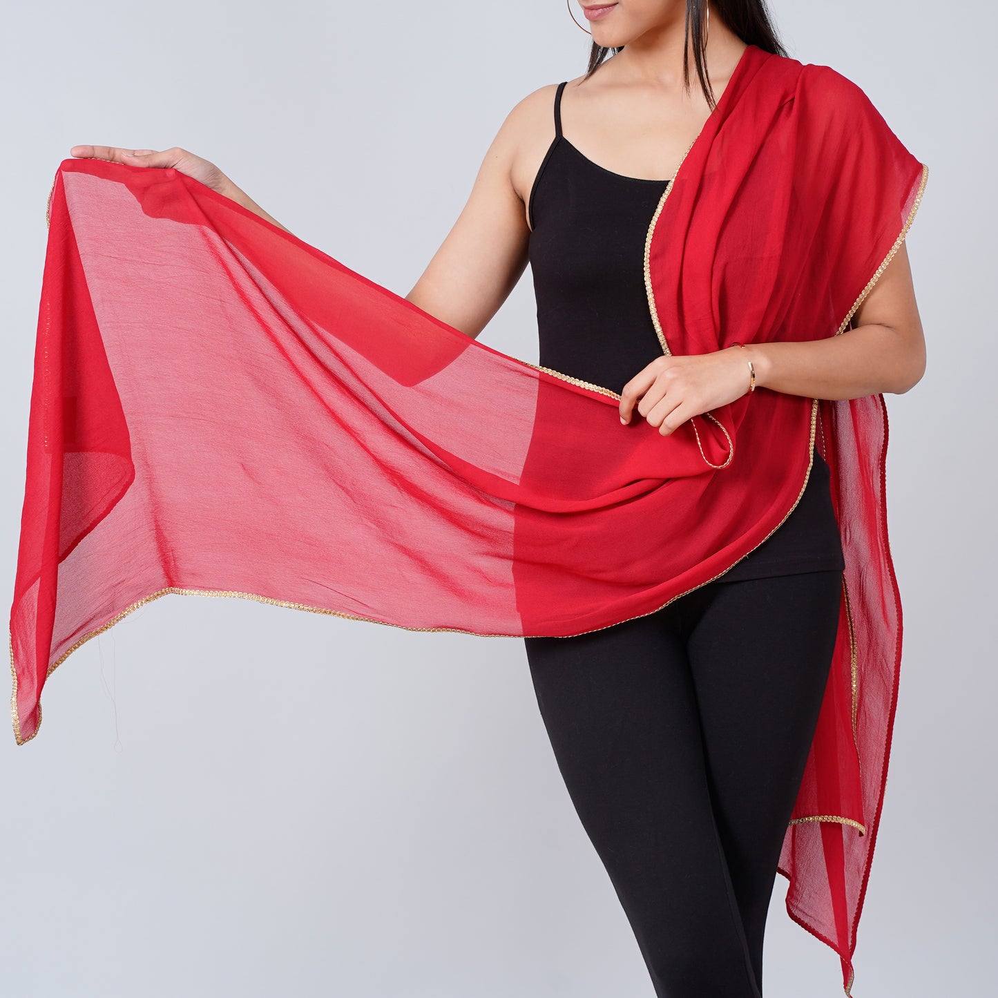 Red Dupatta