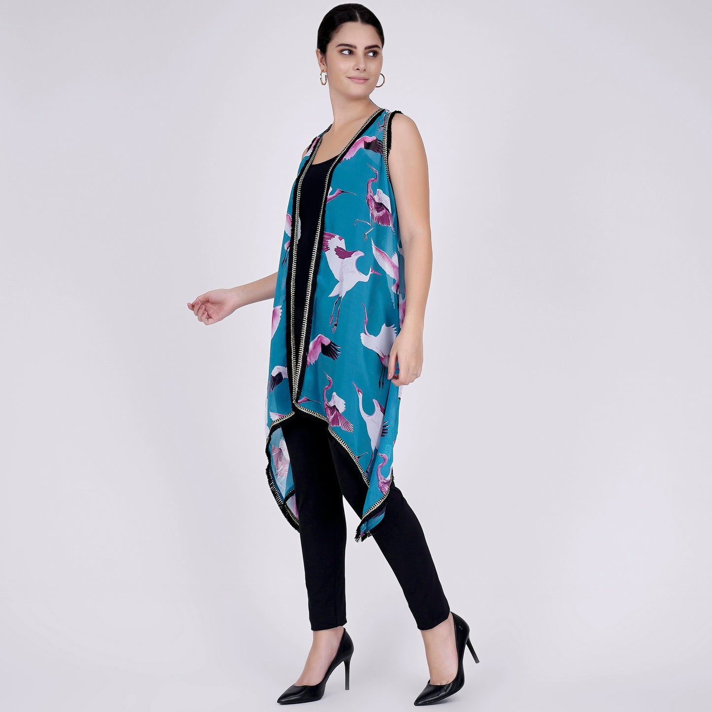 Blue Flamingo Shrug