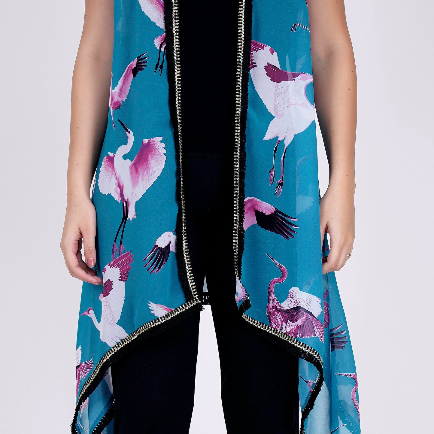 Blue Flamingo Shrug