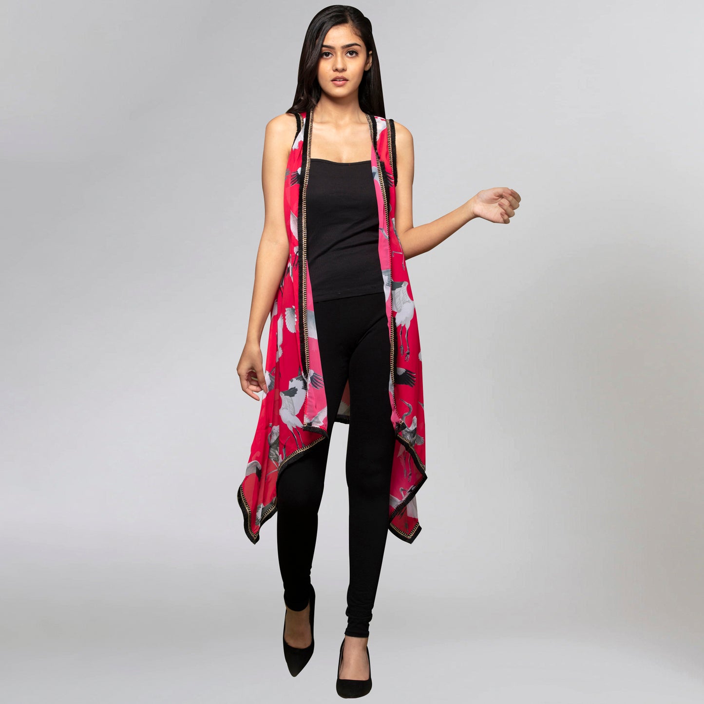 Pink Flamingo Shrug