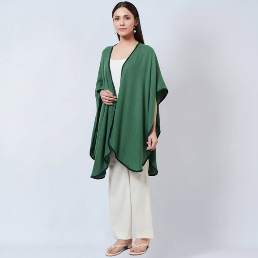 Green Cashmere Cape