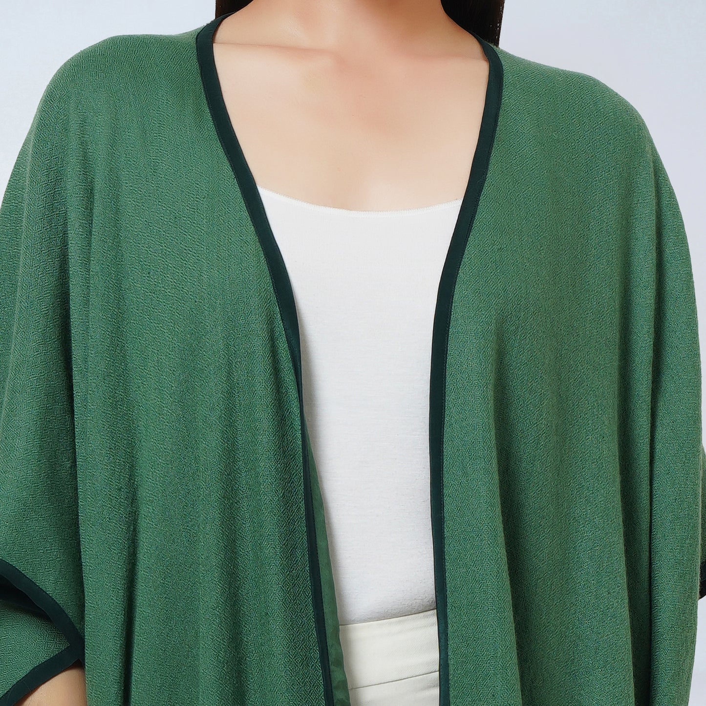 Green Cashmere Cape