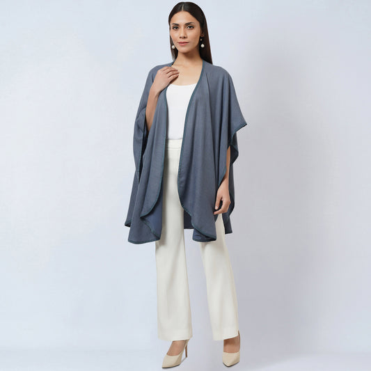 Grey Cashmere Cape