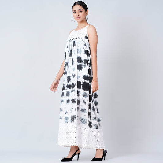 Indigo Boho Slip Dress