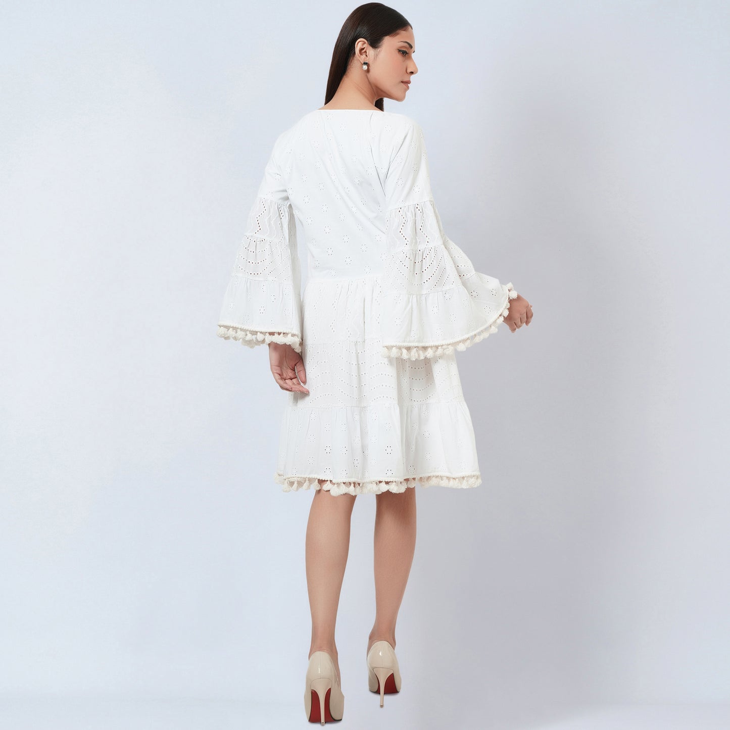 White Eyelet Dress