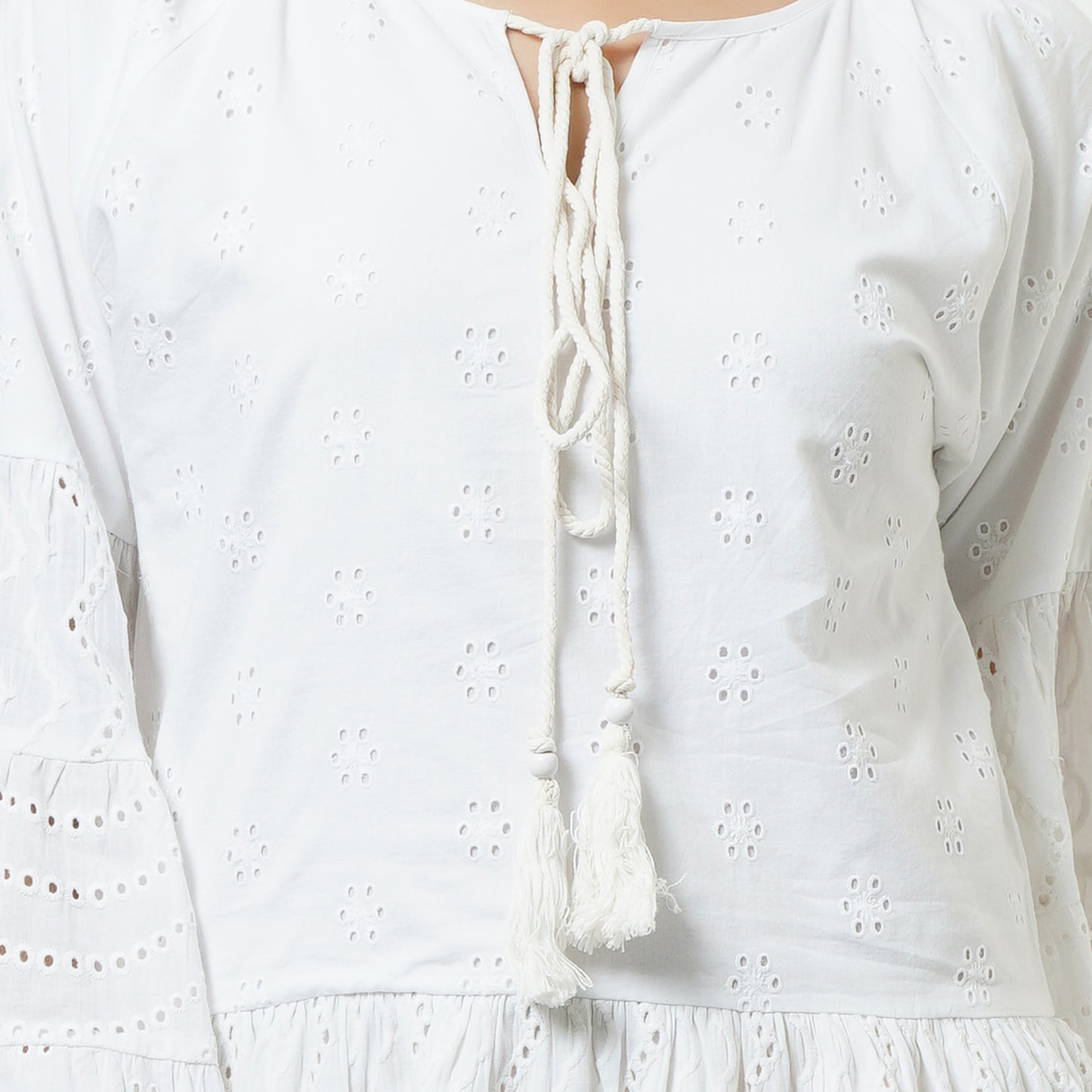 White Eyelet Dress