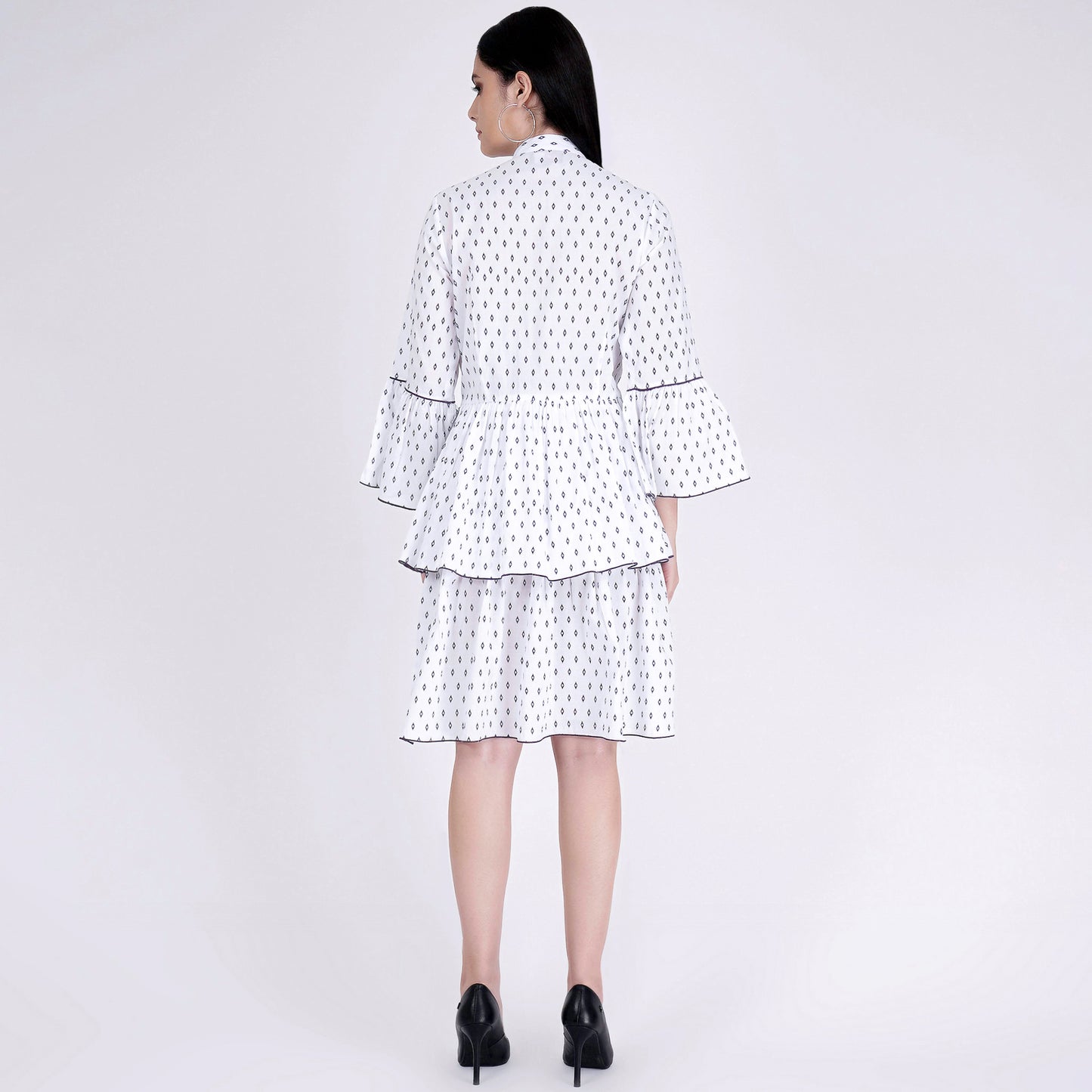White Frill Dress