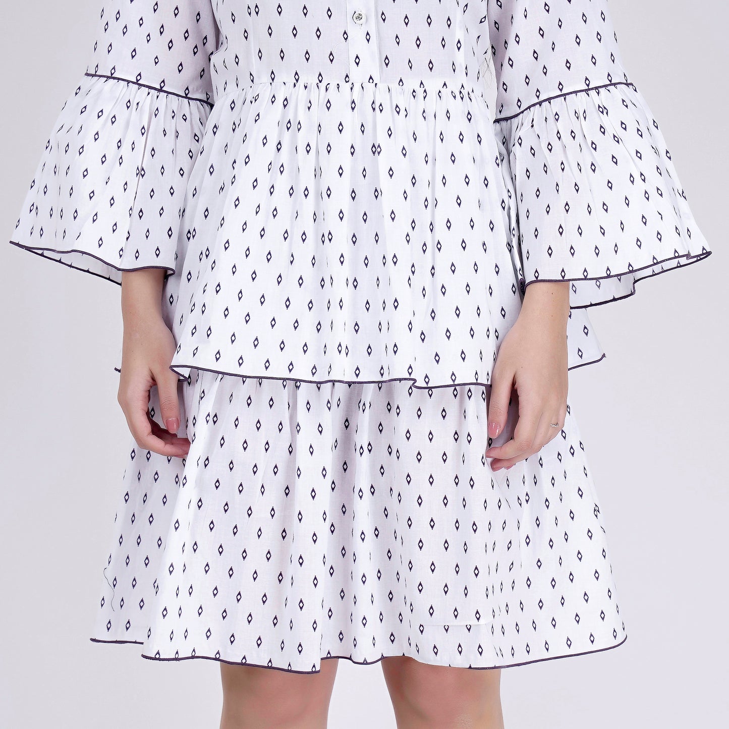 White Frill Dress