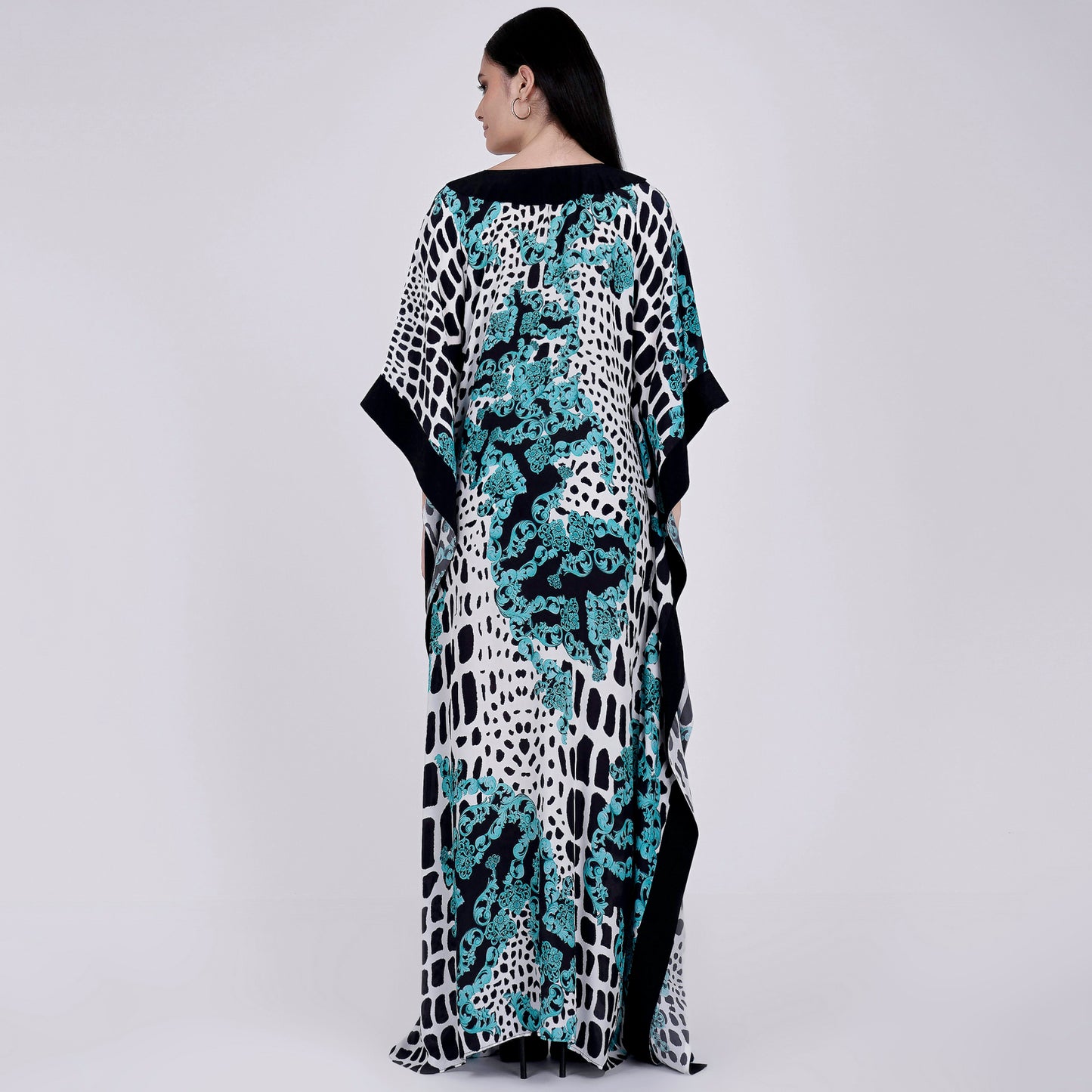 Blue Baroque Full Length Kaftan