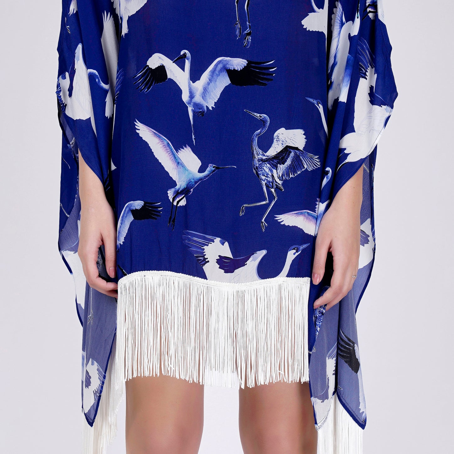 Navy Blue Flamingo Short Tunic