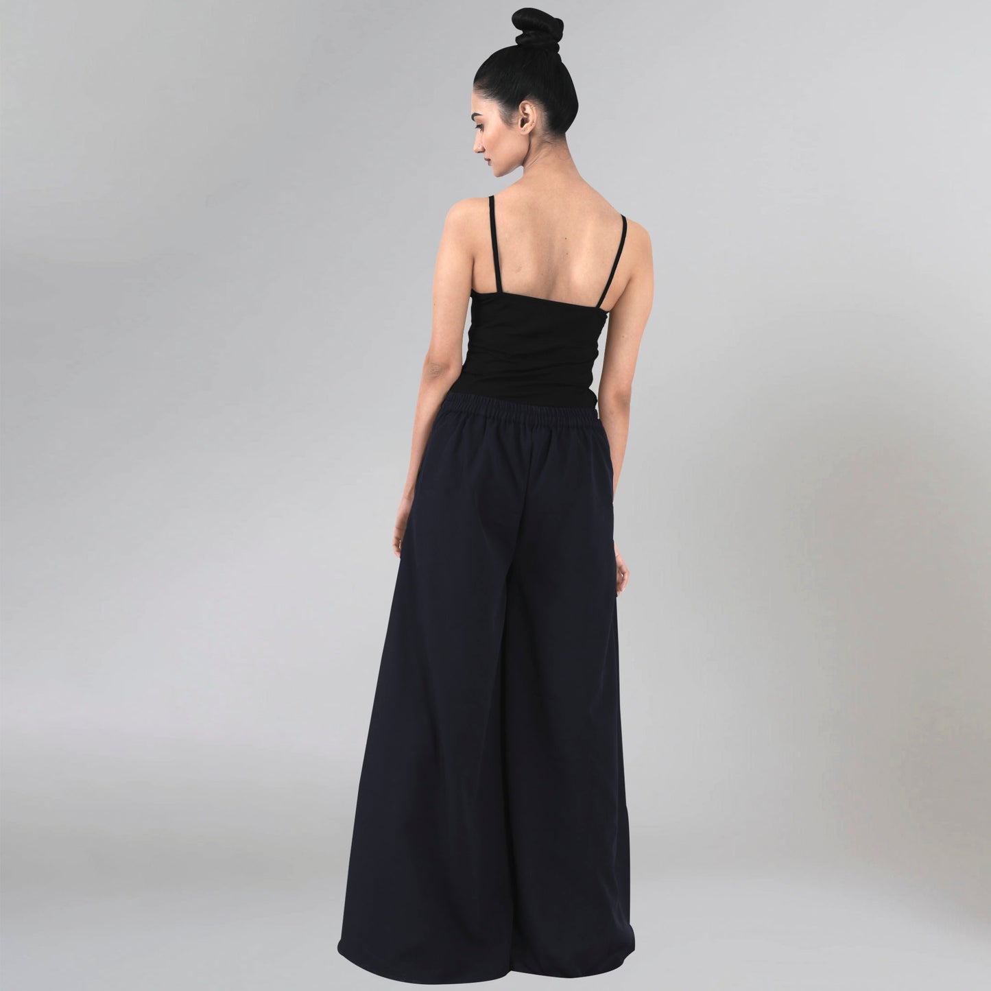 Dark Blue Wide Leg Pants