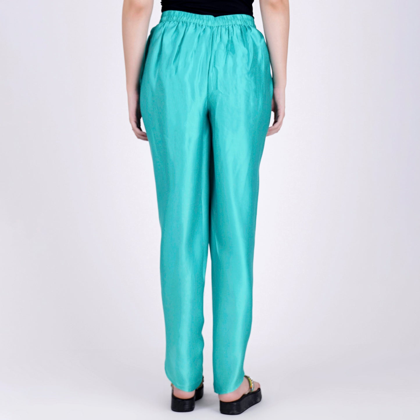 Cyan Tulip Pants