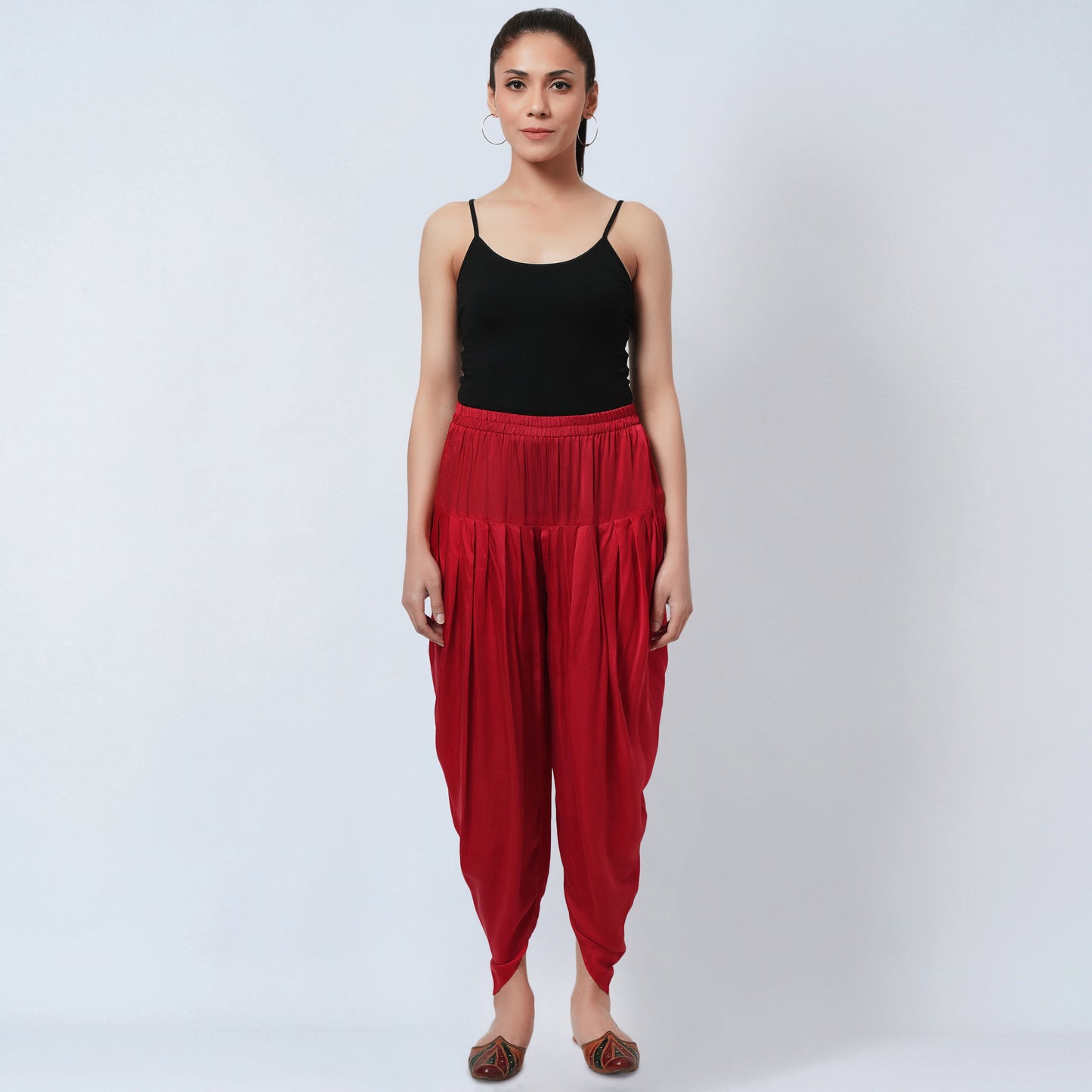Red Dhoti Pants
