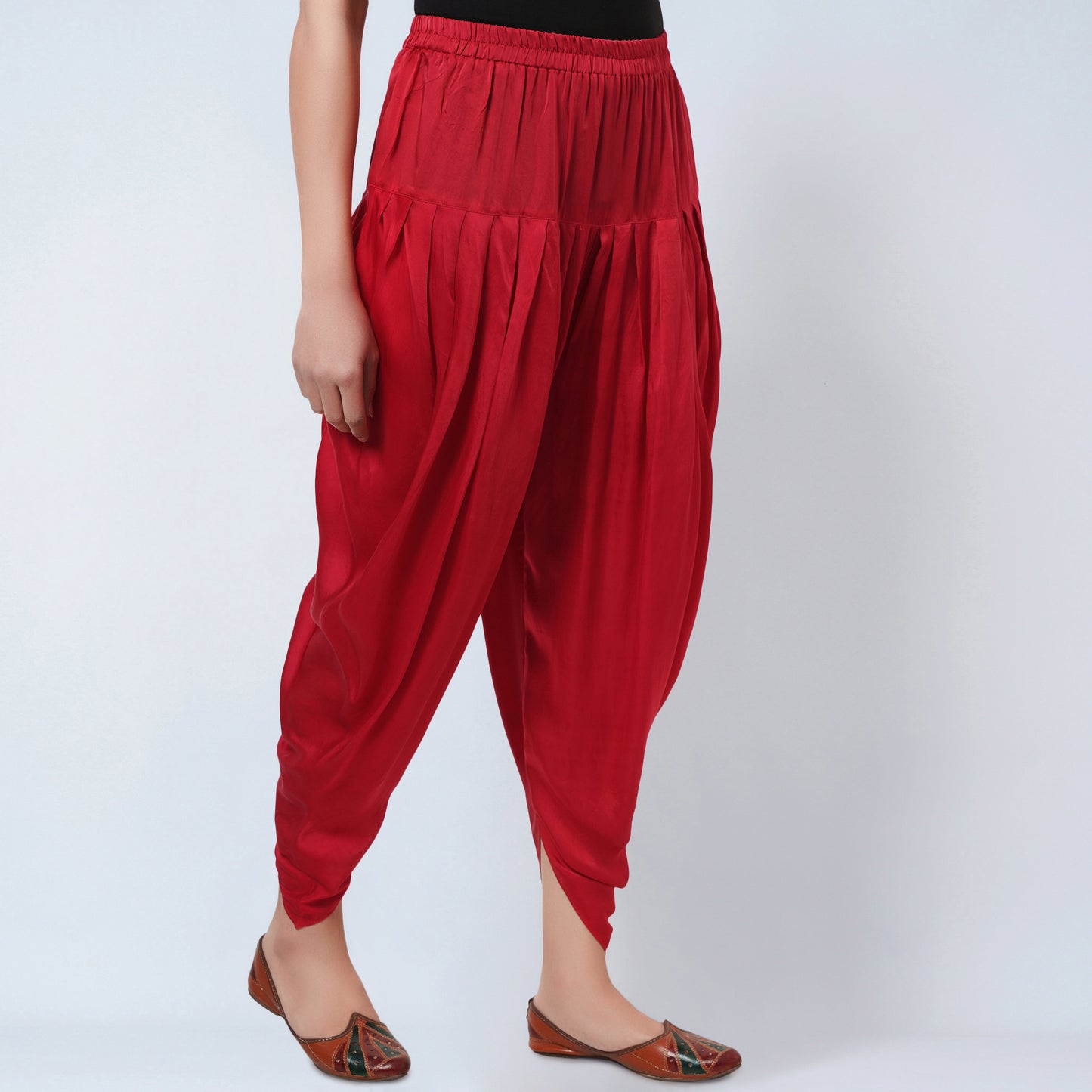 Red Dhoti Pants