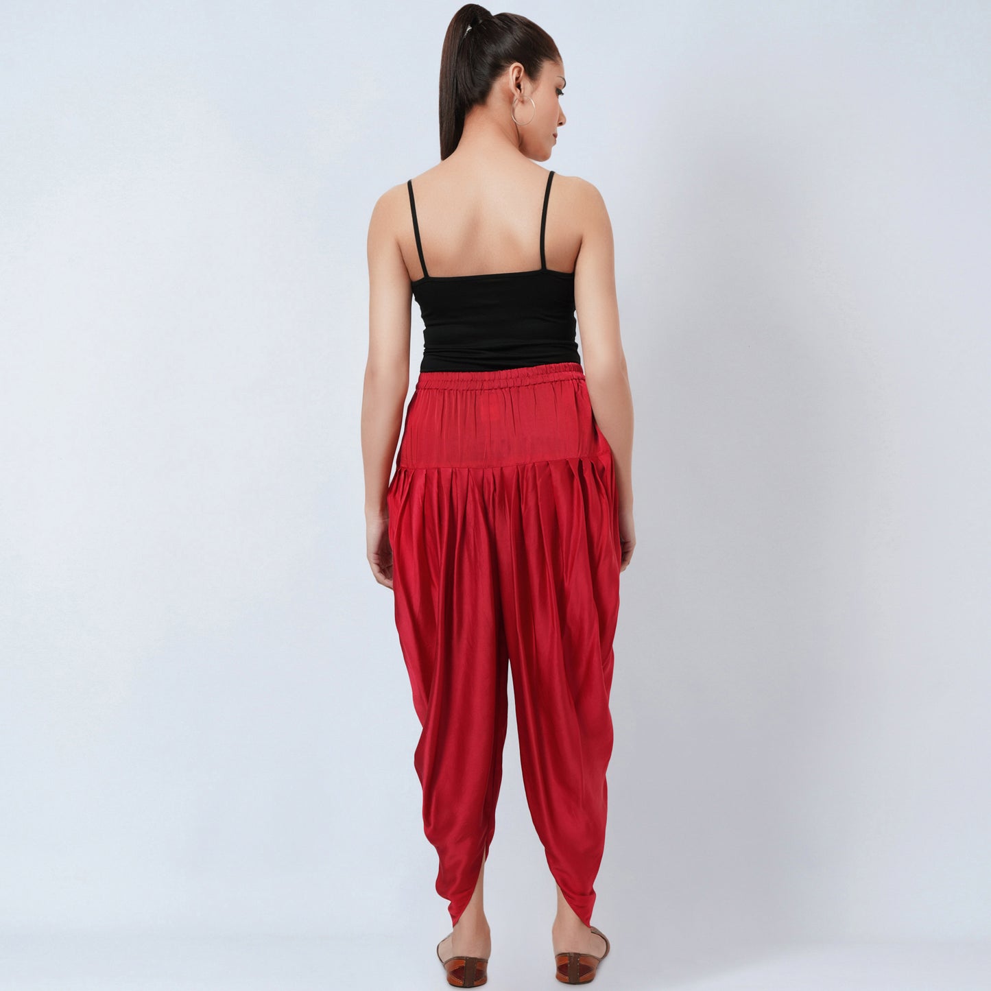 Red Dhoti Pants