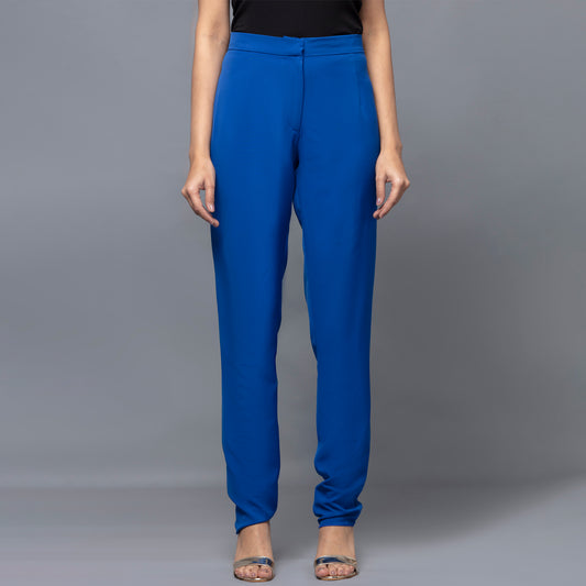 Blue Slim Fit Pants