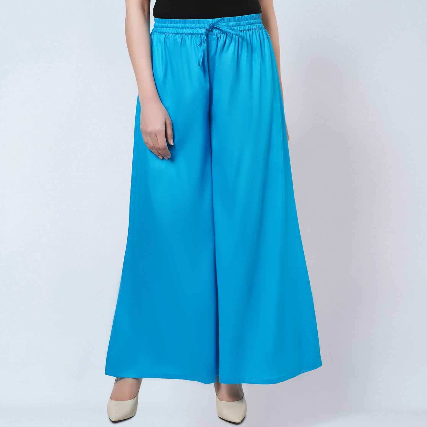 Blue Cotton Pants