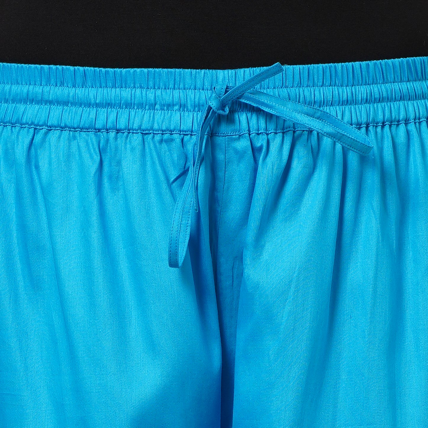 Blue Cotton Pants