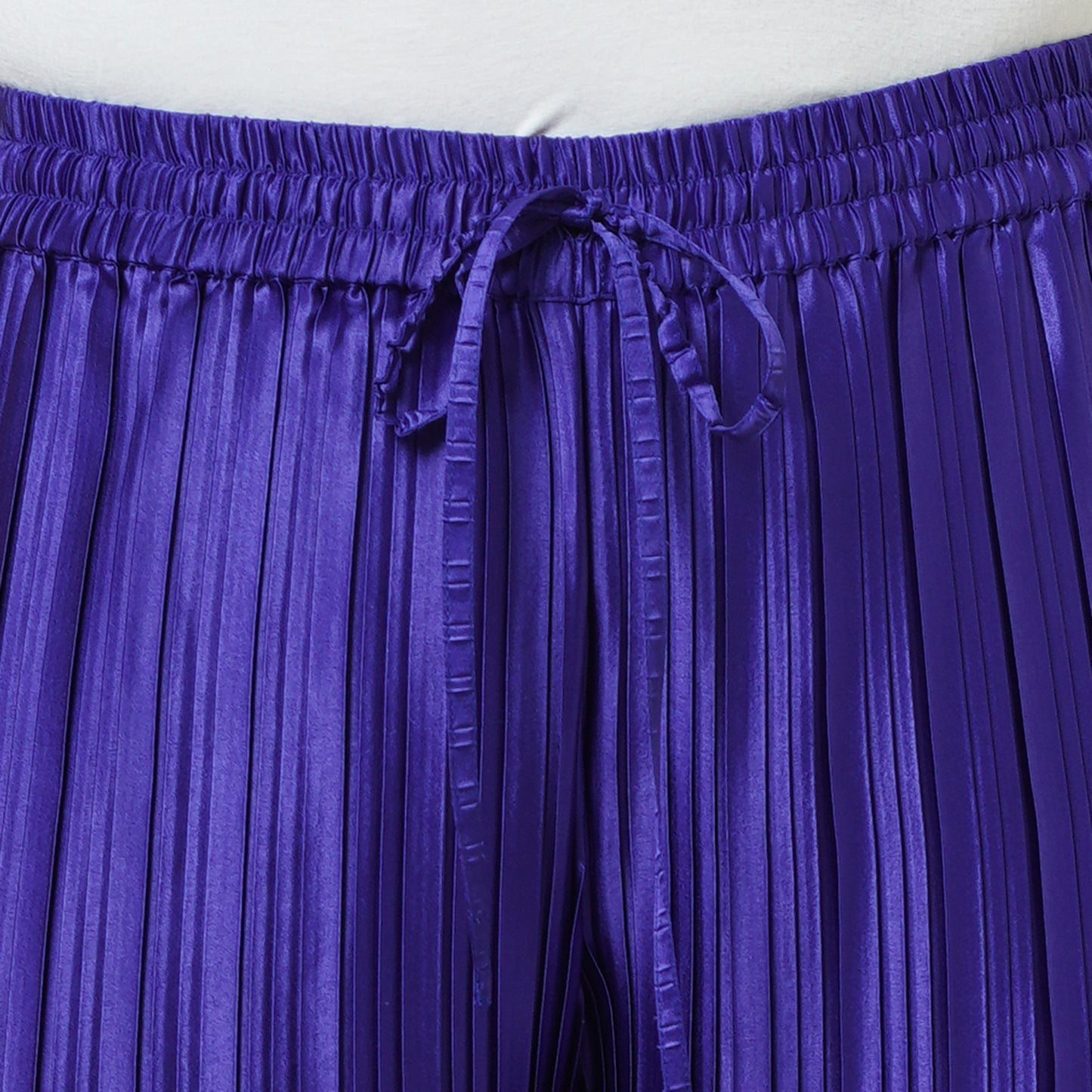 Purple Box Pleated Palazzo