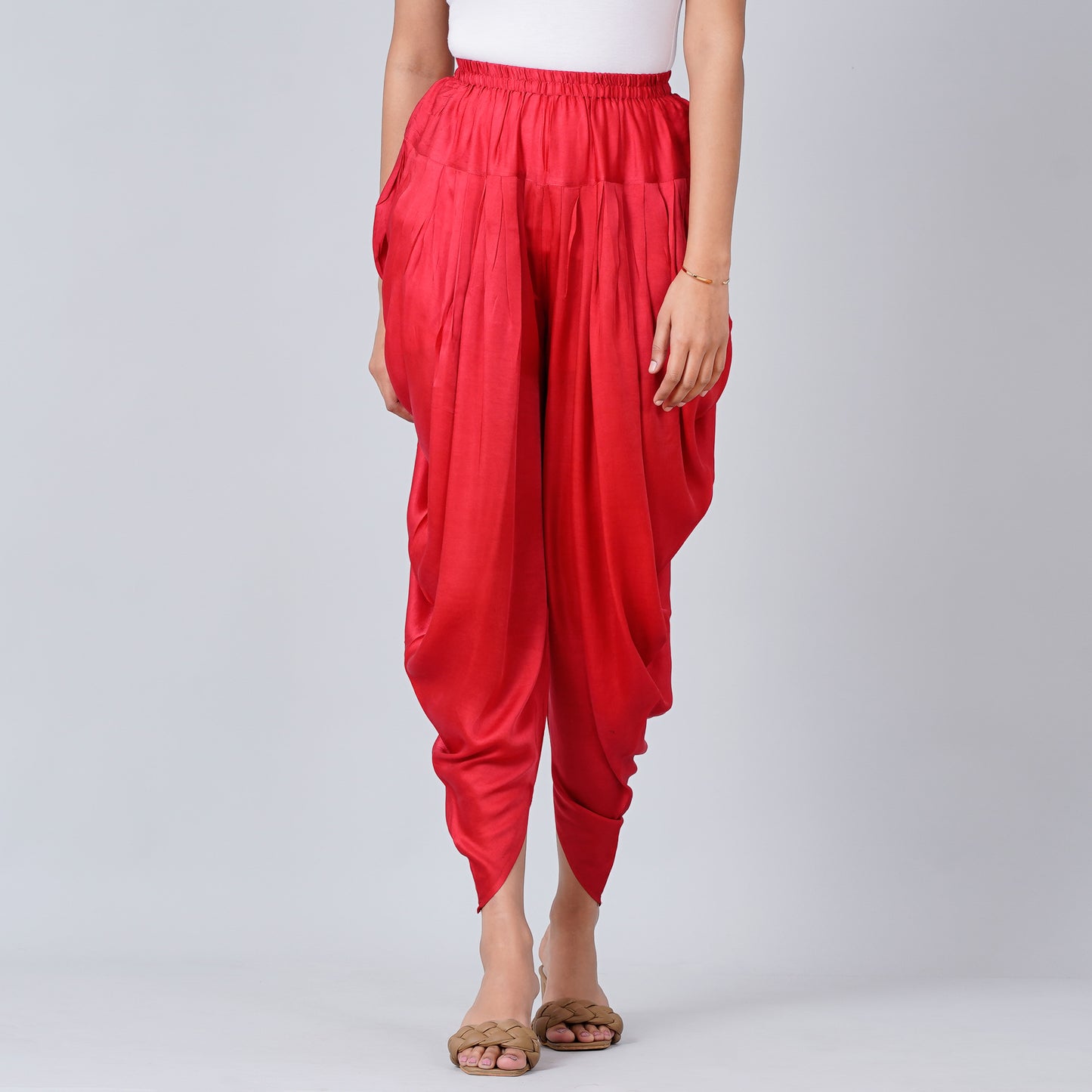 Green Embellished Tunic with Dhoti Pants and Dupatta Set