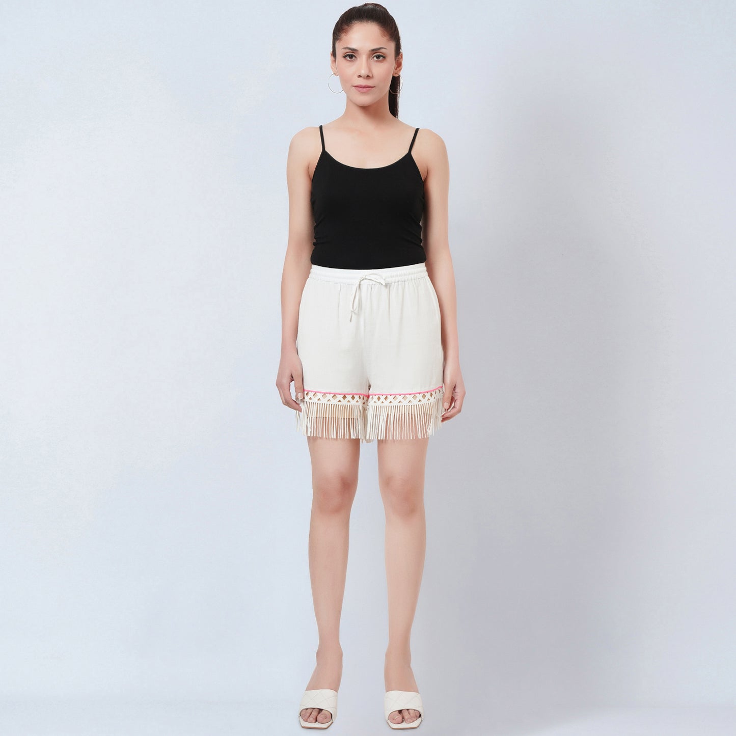 White Summer Shorts