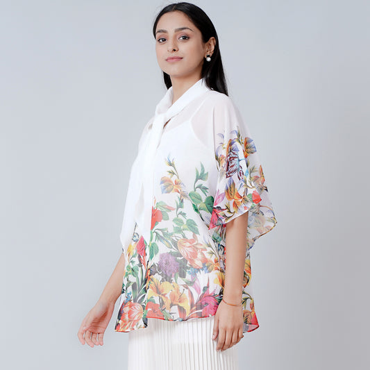 Multicoloured Floral Top