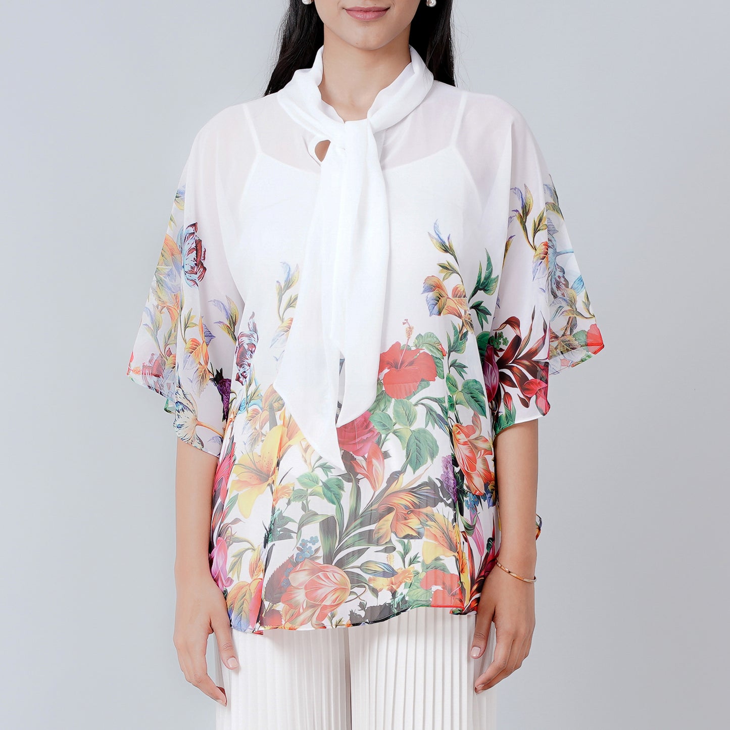 Multicoloured Floral Top