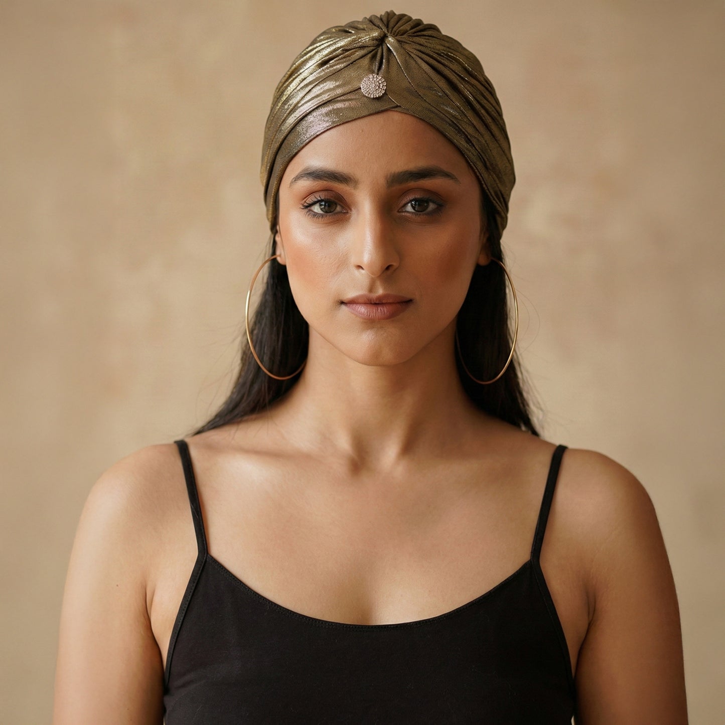 Bronze Headwear for Women – Polyester Lycra | First Resort by Ramola Bachchan