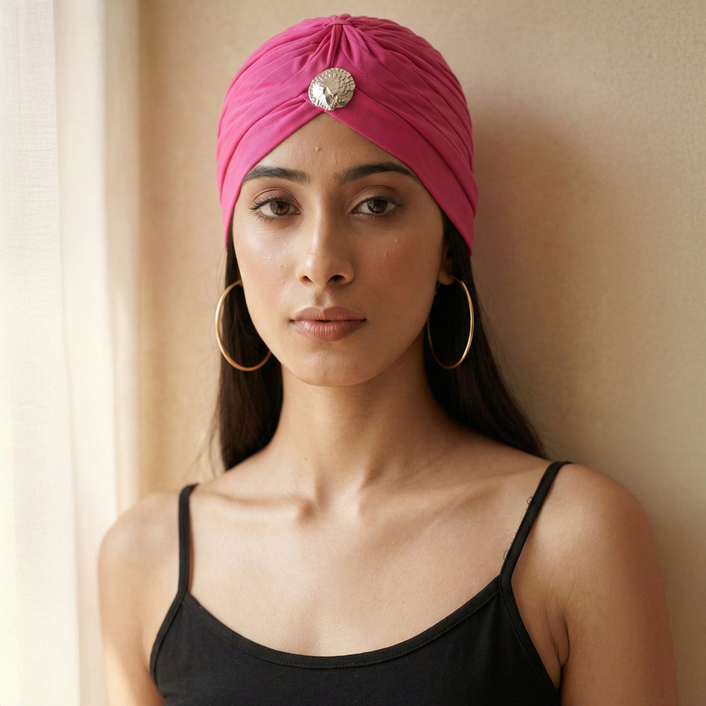 Pink Headwear for Women – Polyester Lycra | First Resort by Ramola Bachchan